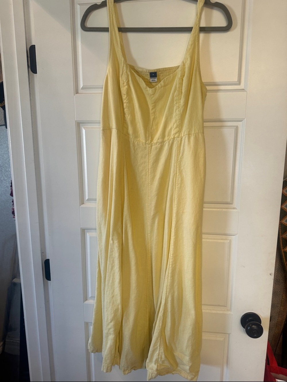 Old Navy Yellow Midi Sundress